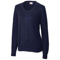 Clique Women's Navy Imatra Cardigan Sweater