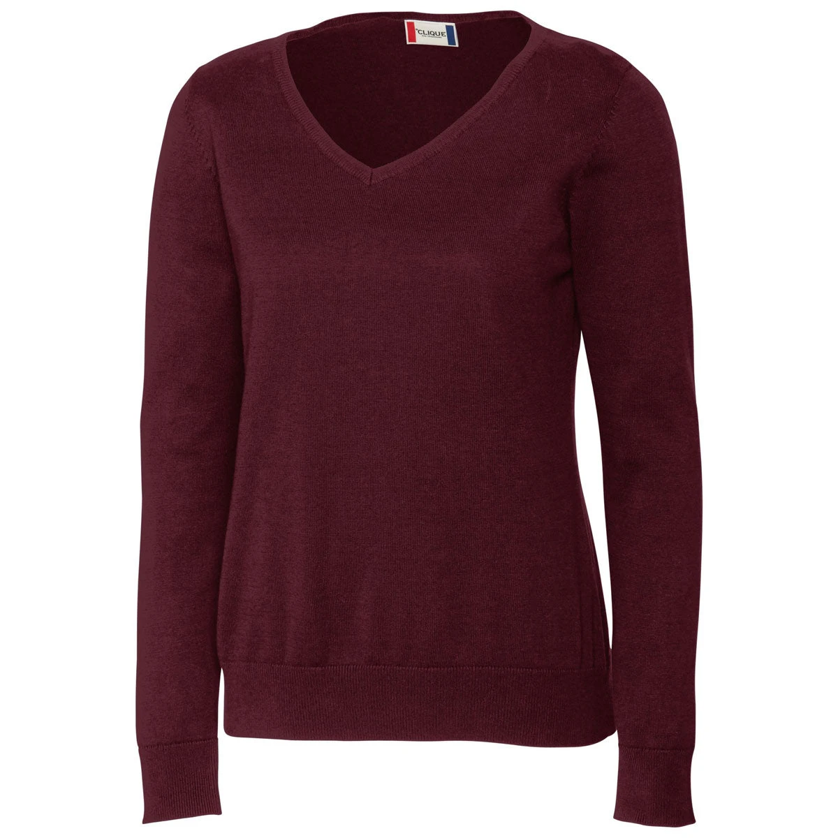 Clique Women's Bordeaux Imatra V-neck Pullover 3 Clique Women's Bordeaux Imatra V-neck Pullover