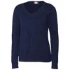 Clique Women's Navy Imatra V-neck Pullover -Clique LQS00004 Navy F