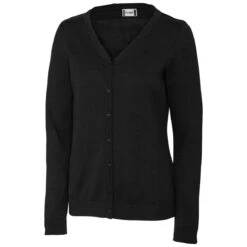 Clique Women's Black Imatra V-neck Cardigan