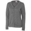Clique Women's Charcoal Melange Imatra V-neck Cardigan