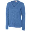 Clique Women's Sea Blue Imatra V-neck Cardigan -Clique LQS00005 Sea Blue F