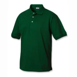 Clique Men's Bottle Green S/S Lincoln Polo