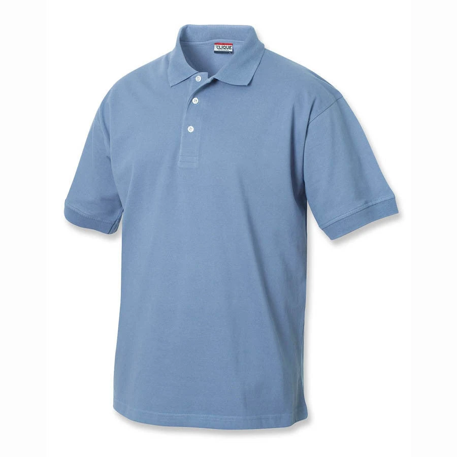 Clique Men's Light Blue S/S Lincoln Polo 3 Clique Men's Light Blue S/S Lincoln Polo