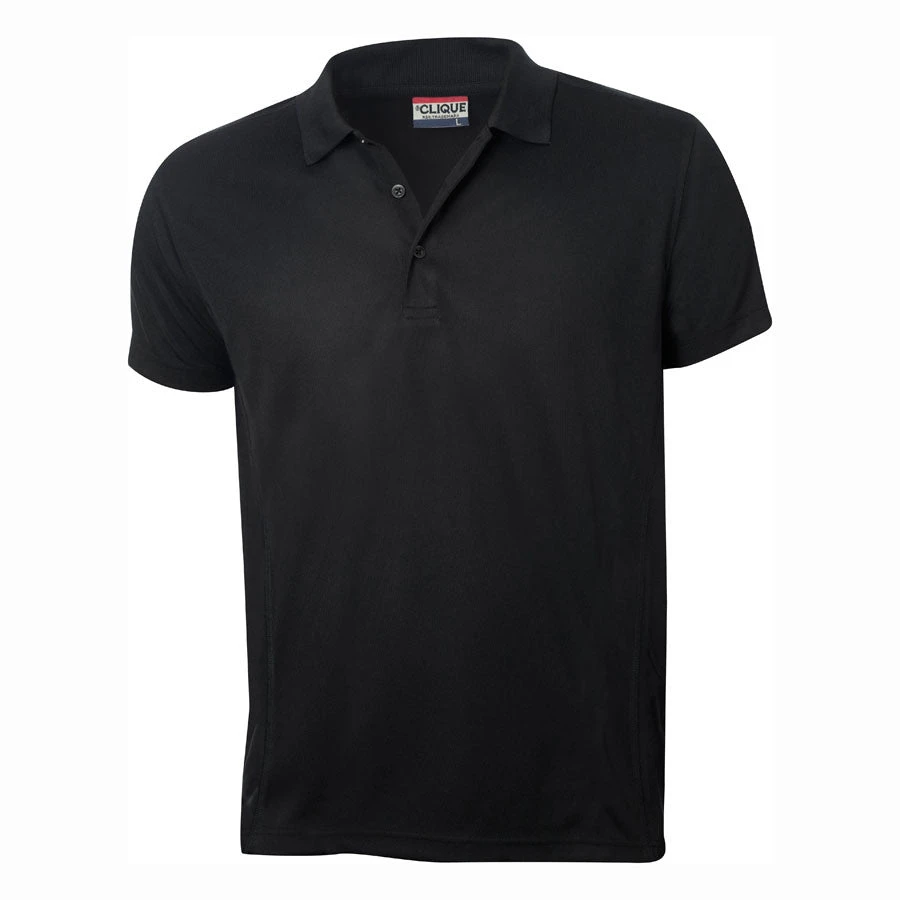 Clique Men's Black S/S Ice Pique Polo 3 Clique Men's Black S/S Ice Pique Polo