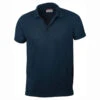 Clique Men's Navy S/S Ice Pique Polo
