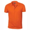 Clique Men's Orange S/S Ice Pique Polo -Clique MQK00023 OR MANN HG