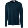 Clique Men's Dark Navy Long Sleeve Ice Tee -Clique MQK00024 Dark Navy F