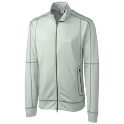 Clique Men's Light Grey Helsa Full Zip