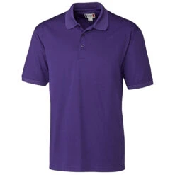 Clique Men's College Purple Oslo Pique Polo