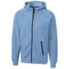 Clique Men's Light Blue Lund Fleece Zip Hoodie -Clique MQK00048 Light Blue F