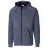 Clique Men's Navy Lund Fleece Zip Hoodie -Clique MQK00048 Navy F