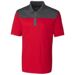 Clique Men's C Red/C Titan Parma Colorblock Polo