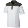 Clique Men's White/C Titan Parma Colorblock Polo -Clique MQK00050 White C Titan F