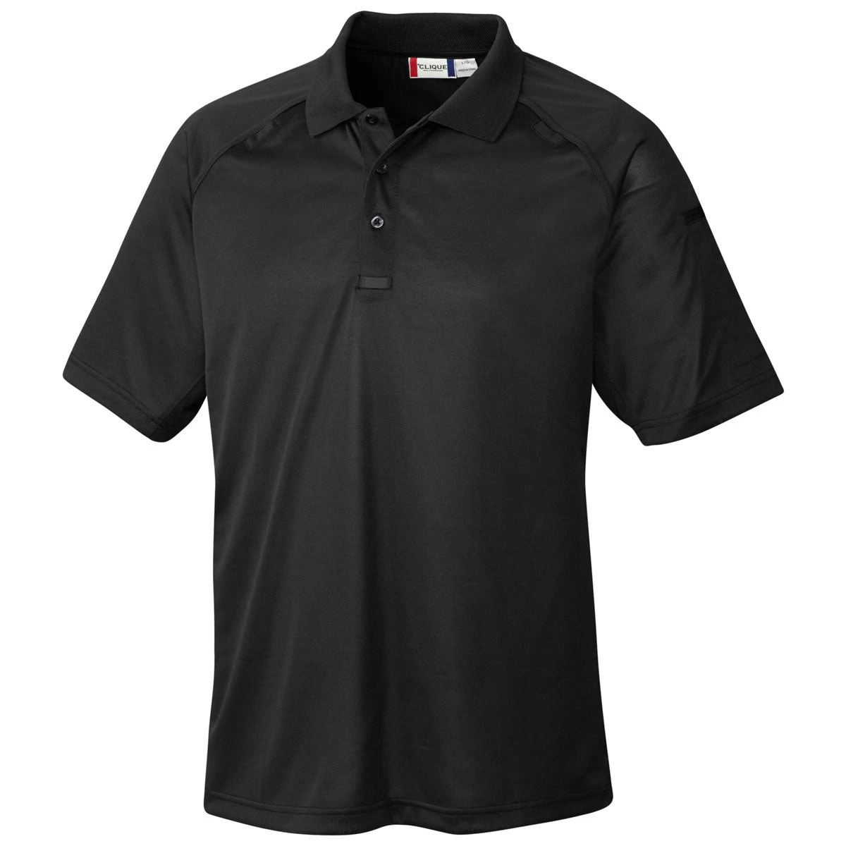 Clique Men's Black Malmo Tactical Polo 3 Clique Men's Black Malmo Tactical Polo