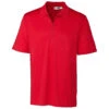 Clique Men's Red Malmo Snag Proof Zip Polo -Clique MQK00065 RD F