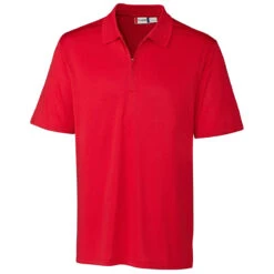 Clique Men's Red Malmo Snag Proof Zip Polo