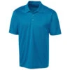 Clique Men's Ocean Blue Spin Pique Polo -Clique MQK00075 Ocean Blue F