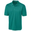 Clique Men's Teal Green Spin Pique Polo -Clique MQK00075 TG F