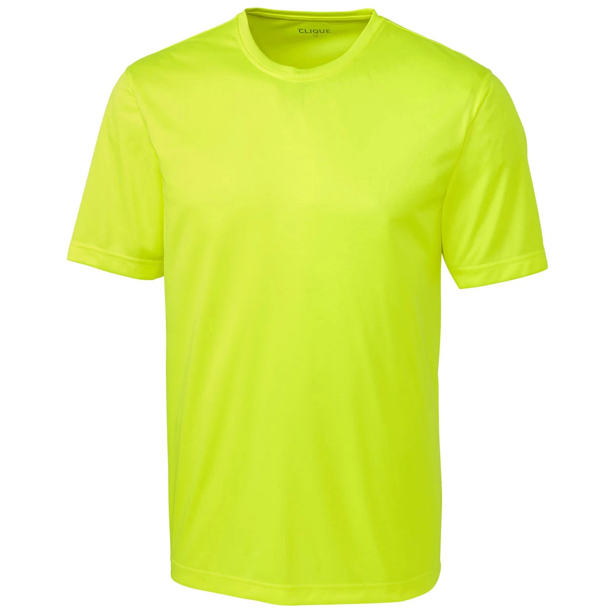 Clique Men's Hi-Vis Yellow Spin Jersey Tee 3 Clique Men's Hi-Vis Yellow Spin Jersey Tee