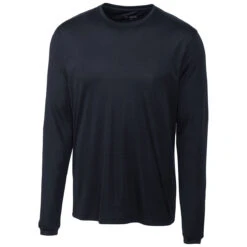 Clique Men's Dark Navy Long Sleeve Spin Jersey Tee