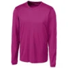 Clique Men's Gala Pink Long Sleeve Spin Jersey Tee -Clique MQK00078 Gala Pink F