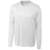 Clique Men's White Long Sleeve Spin Jersey Tee 2 Clique Men's White Long Sleeve Spin Jersey Tee -Clique MQK00078 White F