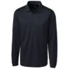 Clique Men's Dark Navy Long Sleeve Ice Pique Polo 2 Clique Men's Dark Navy Long Sleeve Ice Pique Polo -Clique MQK00079 Dark Navy F