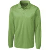Clique Men's Putting Green Long Sleeve Ice Pique Polo -Clique MQK00079 Putting Green F