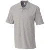 Clique Men's Grey Melange Addison Polo -Clique MQK00084 Grey Melange F