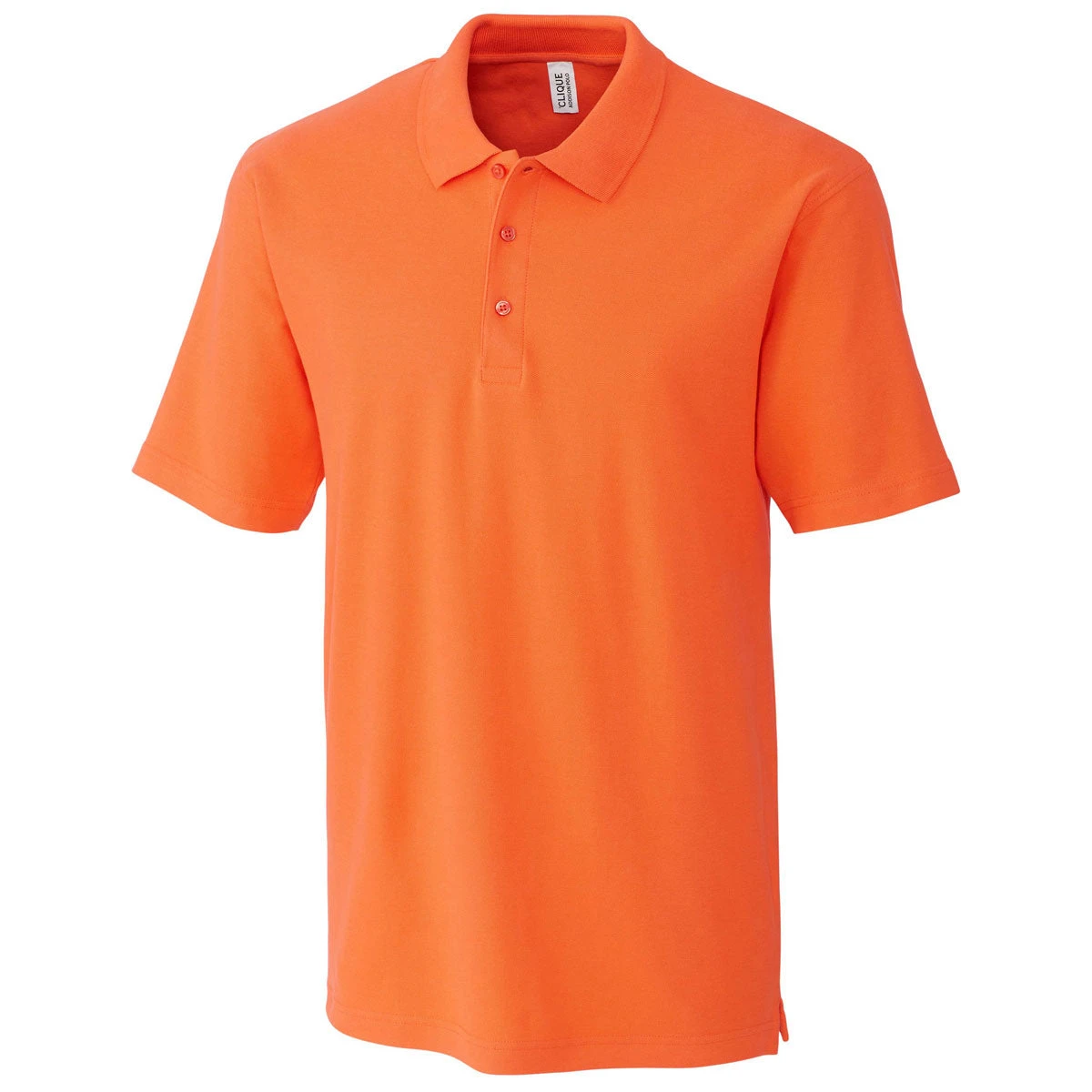 Clique Men's Orange Addison Polo 3 Clique Men's Orange Addison Polo