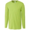 Clique Men's Light Green Heather Long Sleeve Phoenix Tee
