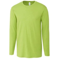 Clique Men's Light Green Heather Long Sleeve Phoenix Tee