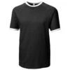 Clique Men's Black Playlist Ringer Tee -Clique MQK00091 Black F