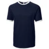 Clique Men's Navy Playlist Ringer Tee -Clique MQK00091 Navy F