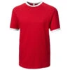 Clique Men's Red Playlist Ringer Tee -Clique MQK00091 Red F