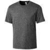 Clique Men's Black Heather Charge Active Tee -Clique MQK00094 Black Heather F