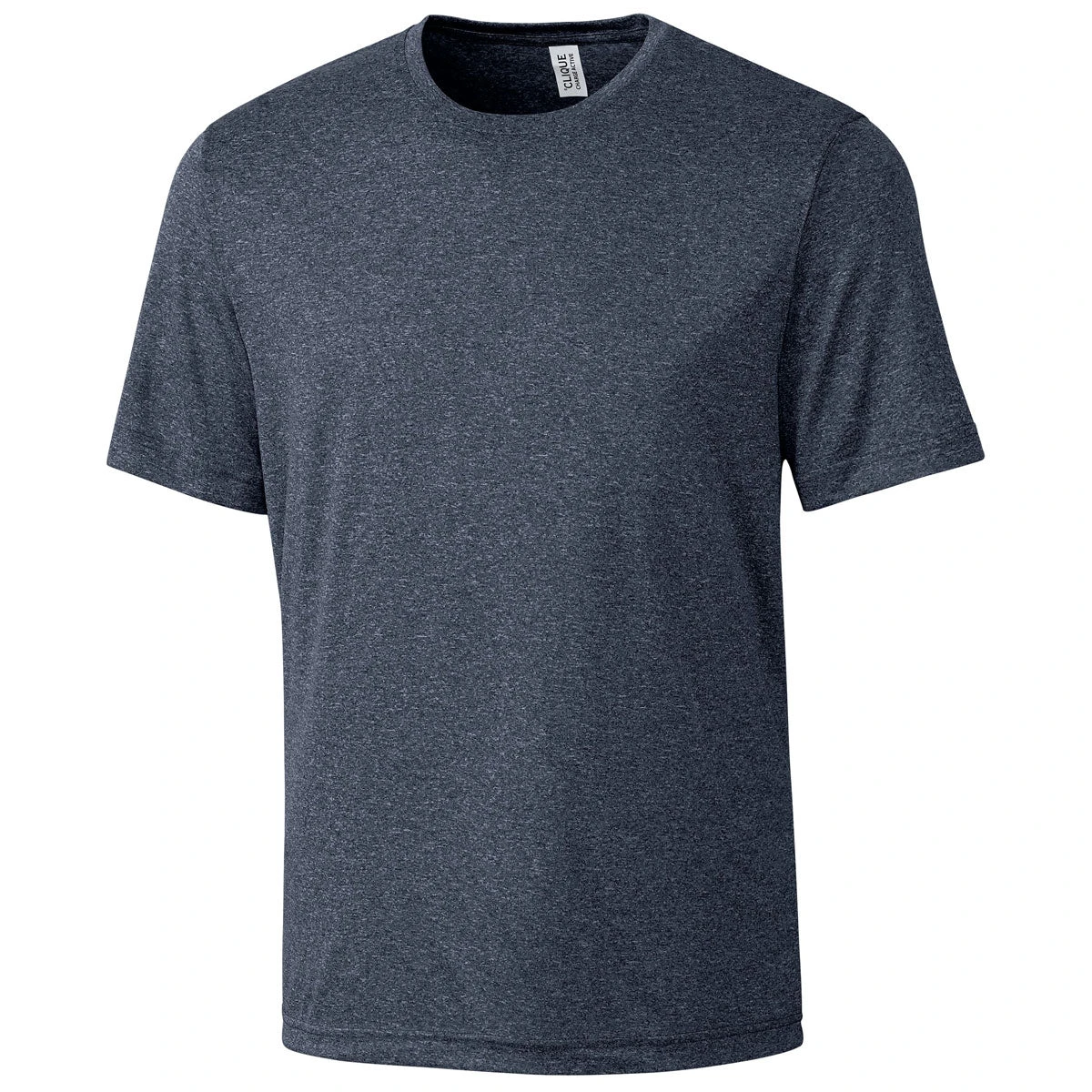 Clique Men's Navy Heather Charge Active Short Sleeve Tee 3 Clique Men's Navy Heather Charge Active Short Sleeve Tee