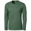 Clique Men's Bottle Green Heather Charge Active Tee Long Sleeve -Clique MQK00095 BGH F
