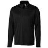 Clique Men's Black Spin Half Zip -Clique MQK00099 BL F