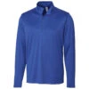 Clique Men's Tour Blue Spin Half Zip -Clique MQK00099 TBL F