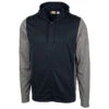 Clique Men's Dark Navy Helsa Sport Colorblock Full Zip 1 Clique Men's Dark Navy Helsa Sport Colorblock Full Zip -Clique MQK00101 DN F