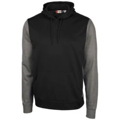 Clique Men's Black Helsa Sport Colorblock Pullover