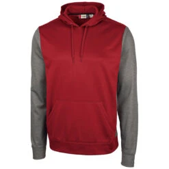 Clique Men's Cardinal Red Helsa Sport Colorblock Pullover