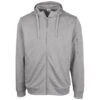 Clique Men's Grey Melange Lift Performance Full Zip Hoodie -Clique MQK00103 GMG F