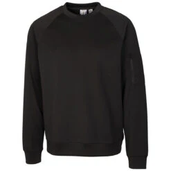 Clique Men's Black Lift Performance Crewneck Sweatshirt
