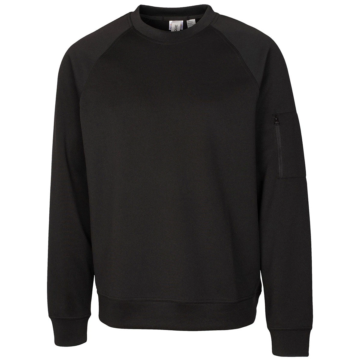Clique Men's Black Lift Performance Crewneck Sweatshirt 3 Clique Men's Black Lift Performance Crewneck Sweatshirt