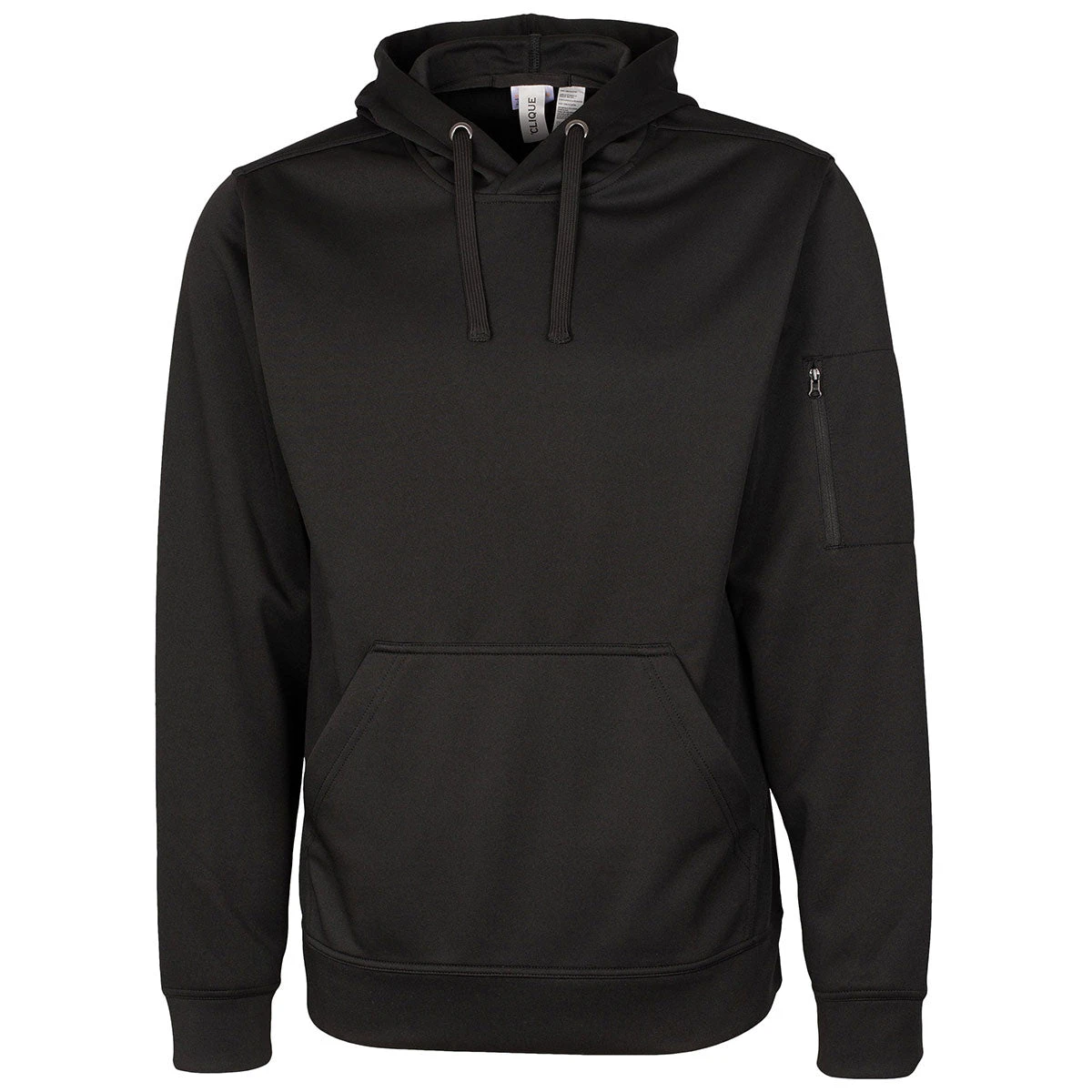 Clique Men's Black Lift Performance Hoodie Sweatshirt 3 Clique Men's Black Lift Performance Hoodie Sweatshirt
