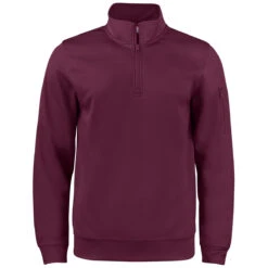Clique Men's Burgundy Lift Performance Quarter Zip