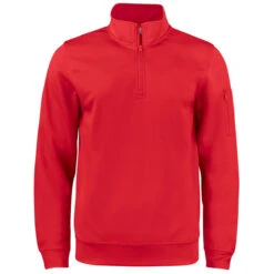 Clique Men's Red Lift Performance Quarter Zip